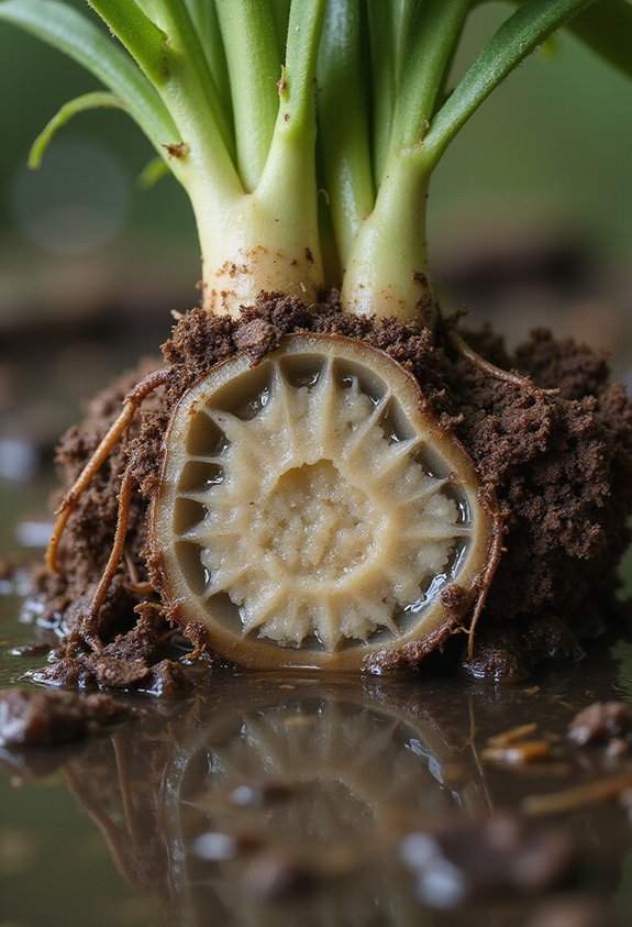 aerenchyma shallow roots pneumatophores oxygen transport