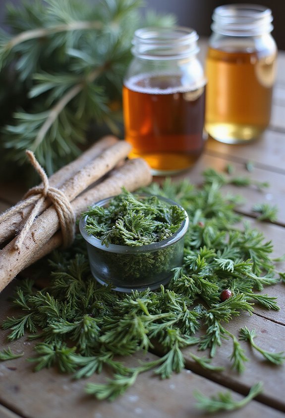 brew soothing evergreen tea for wellness