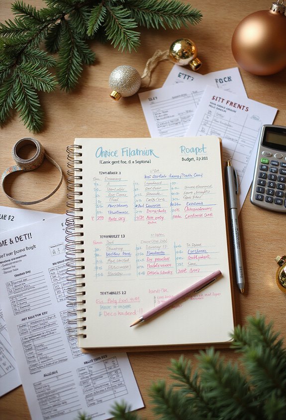 budget and timeline before decorating