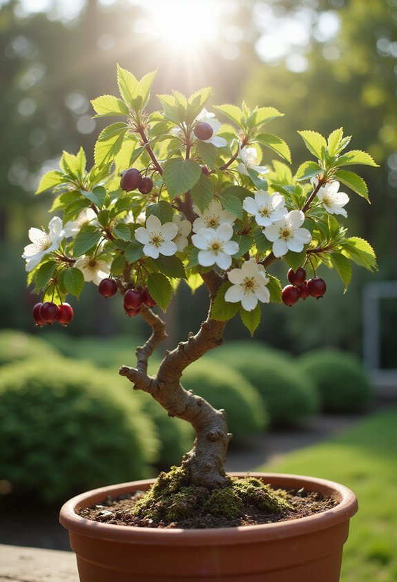 compact sweet cherry harvests
