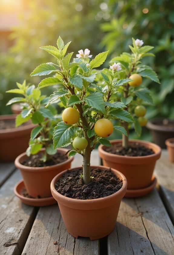 container drainage and soil mix