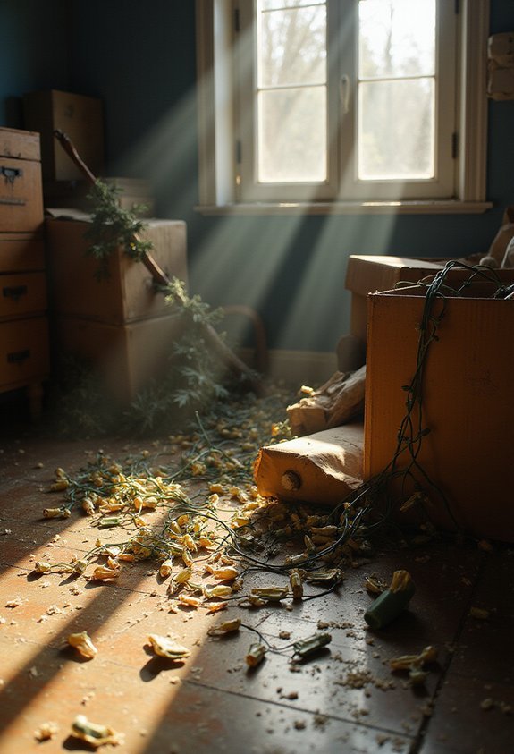 decluttering holiday decoration storage