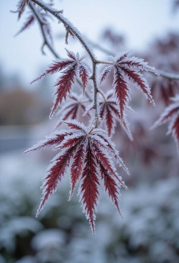 delicate vulnerable winter sensitive ornamental trees