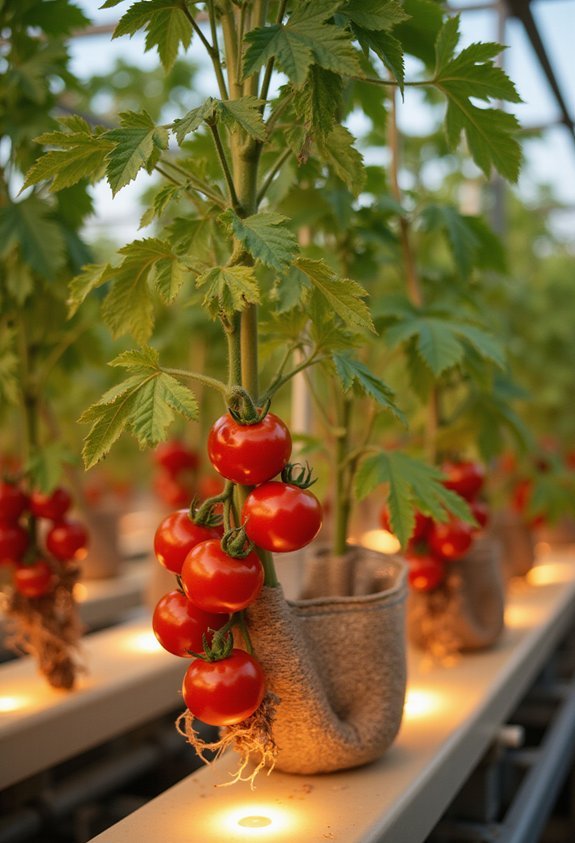 high yield hydroponic tomato cultivation