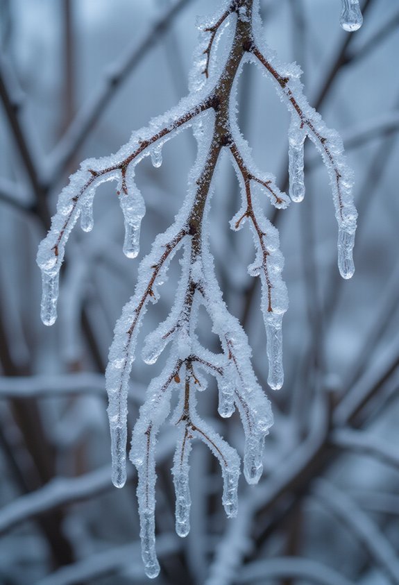 identify ice vulnerable tree species