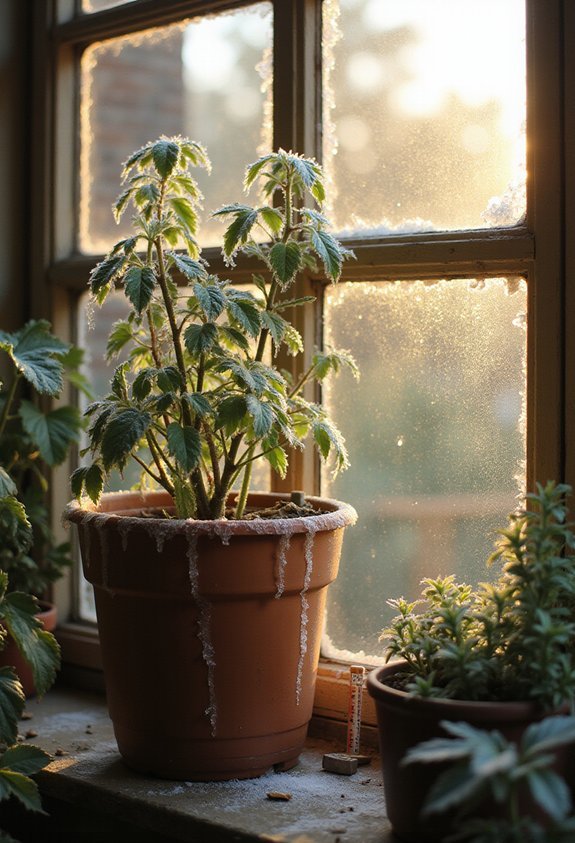 identify winter conditions for plant care