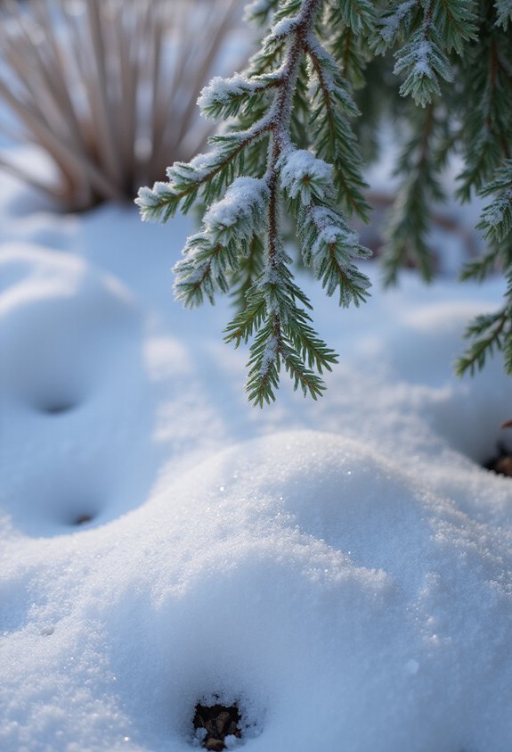 insulating protecting nourishing winter garden