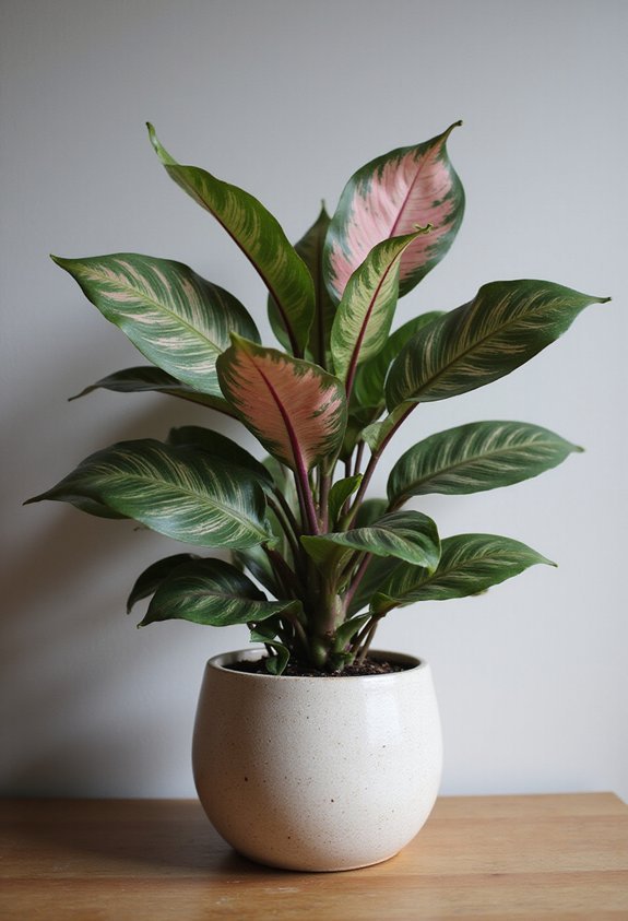 low light adaptable pink streaked