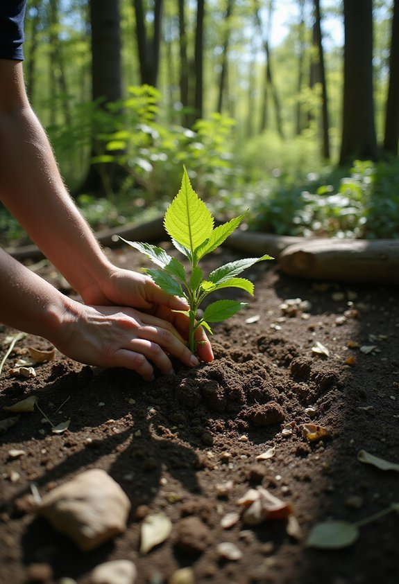 partial shade with dappled sunlight