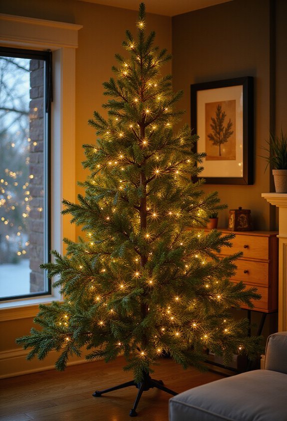 pre lit christmas trees effortless holiday setup