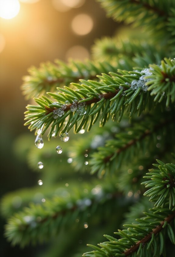 preservative solution nourishes fresh tree