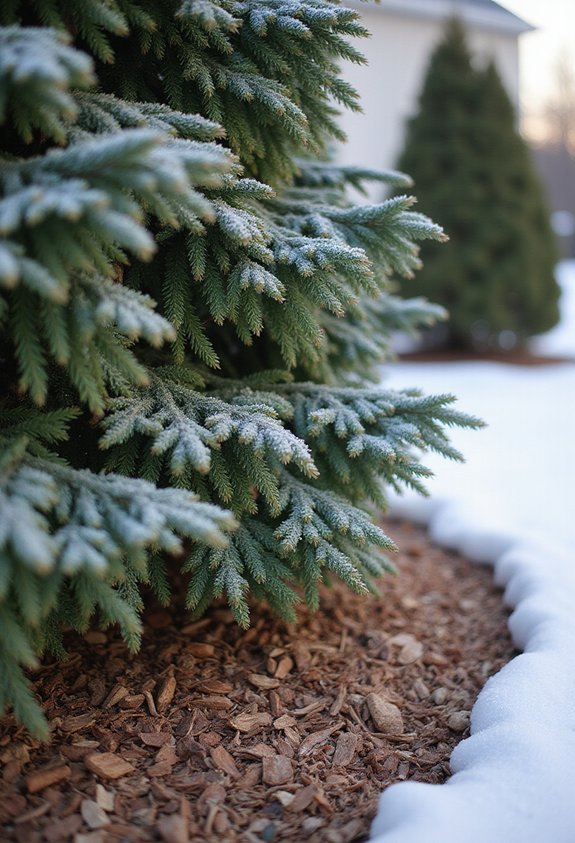 protect arborvitae from wind frost