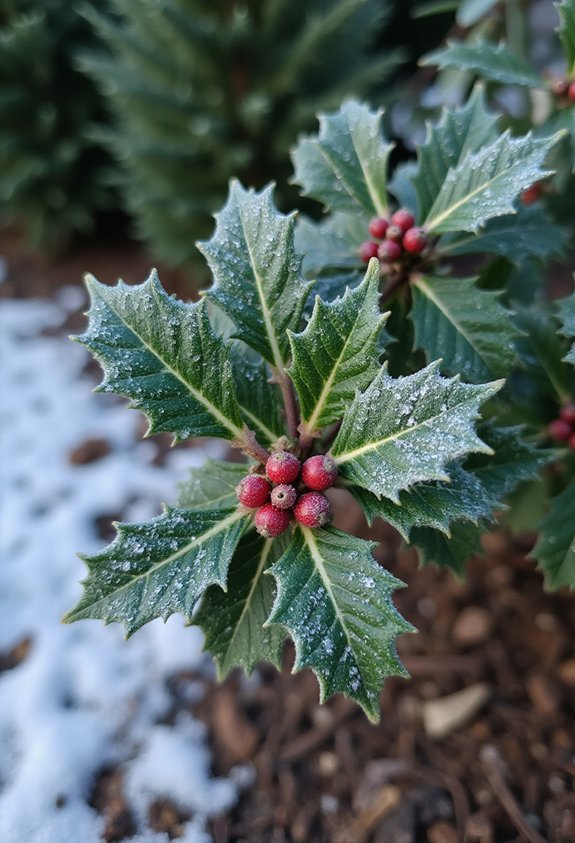 protect evergreen leaves from winter damage