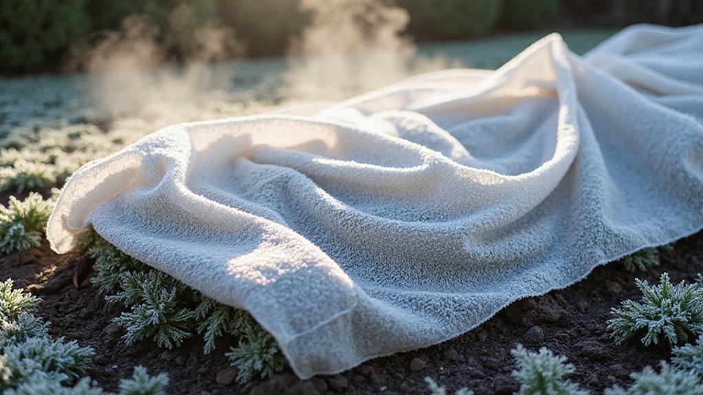 protecting garden beds for winter