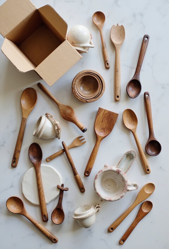 purge excess kitchen dining supplies