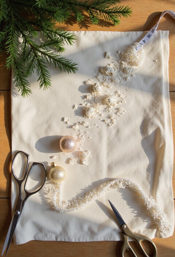 repurposed seasonal drawer liners