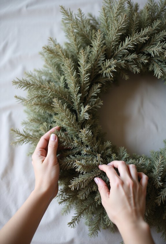 revived garland customized festive wreath