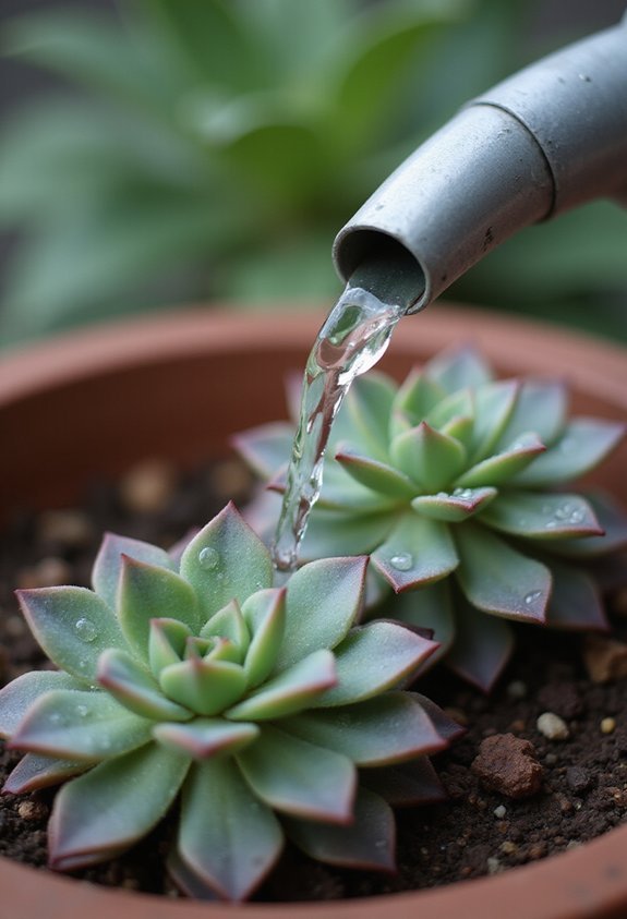 seasonal thorough well draining watering regime