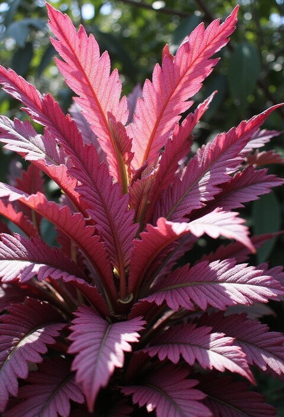 striking two tone foliage color display