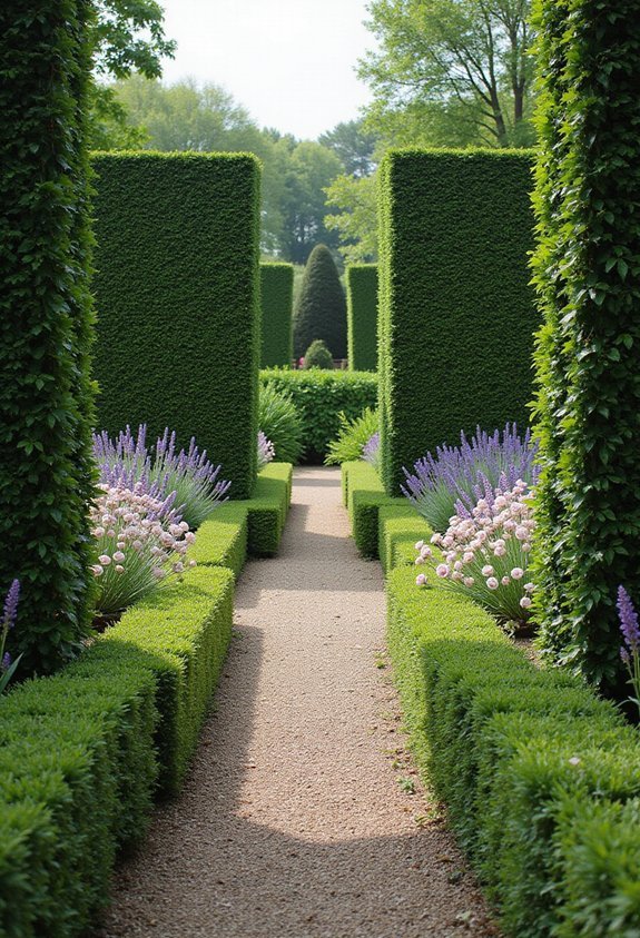 structural backbone of english garden