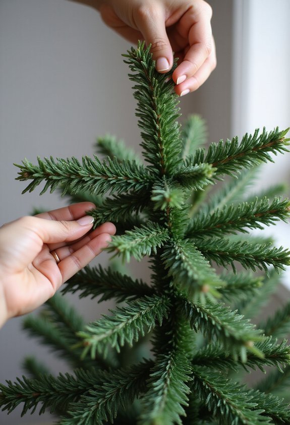 systematic top down branch fluffing approach