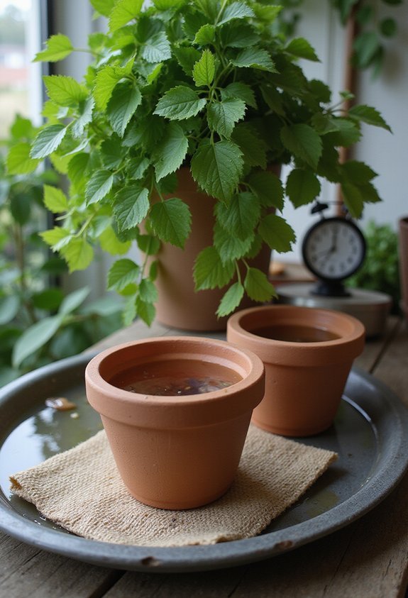 thoroughly test watering system before leaving