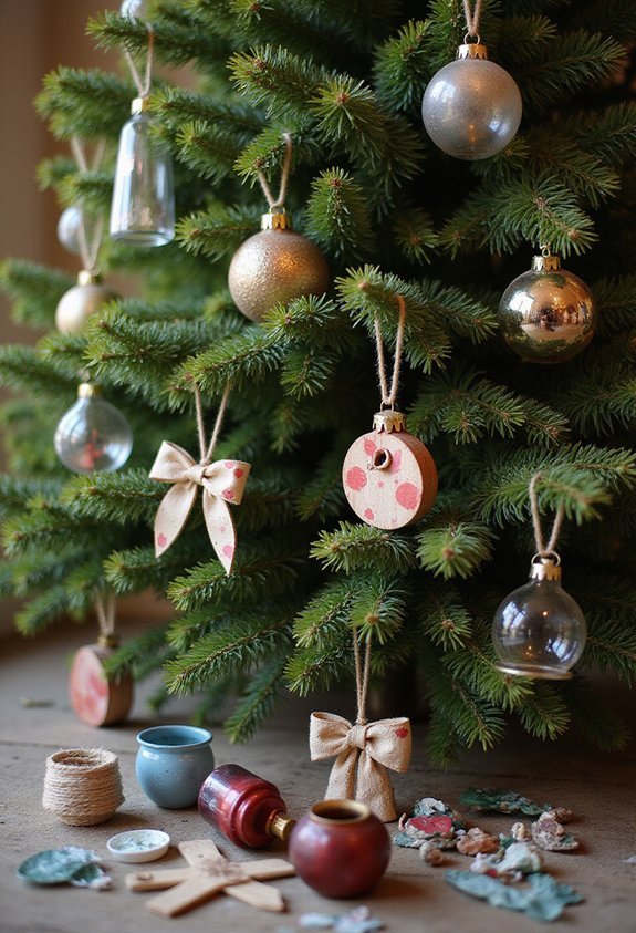 upcycle old ornaments with creativity