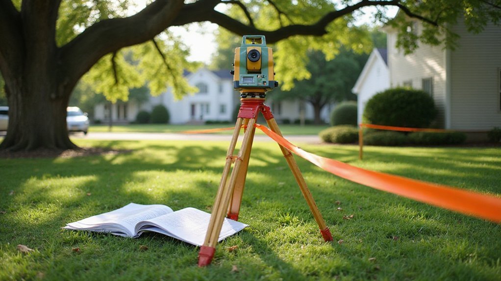 verify property boundaries before trimming