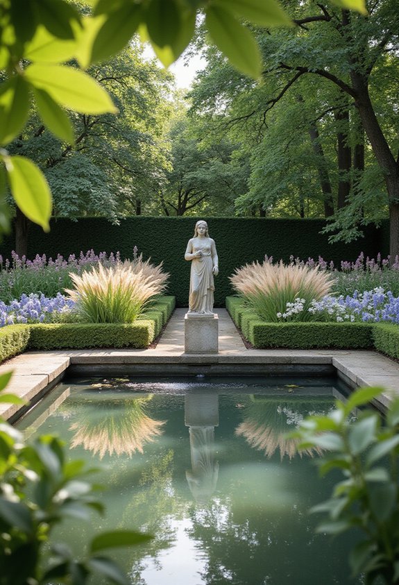 visual interest through water