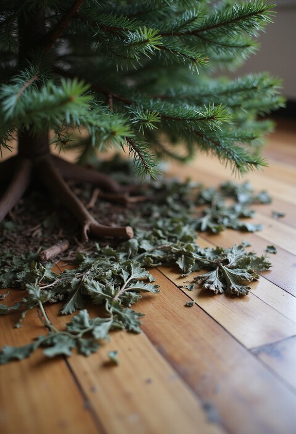 water starved christmas tree