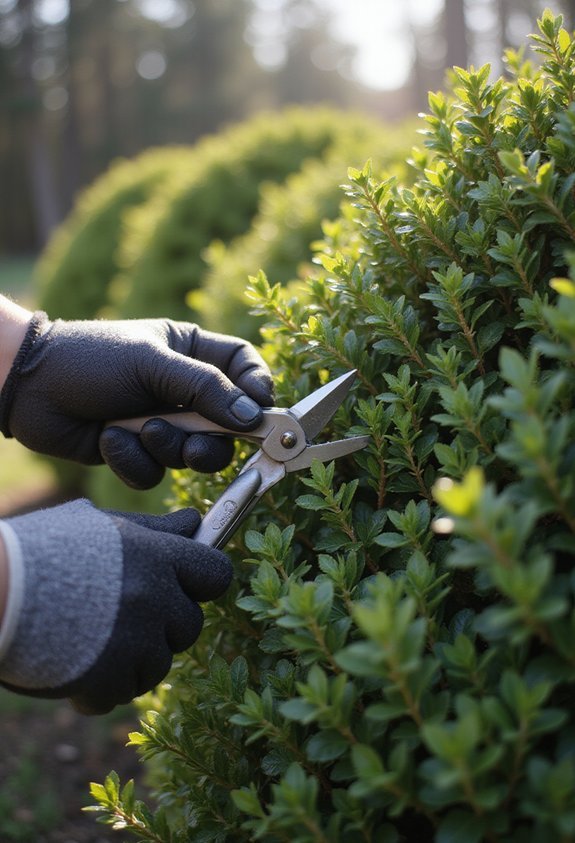 winter pruning for dense growth