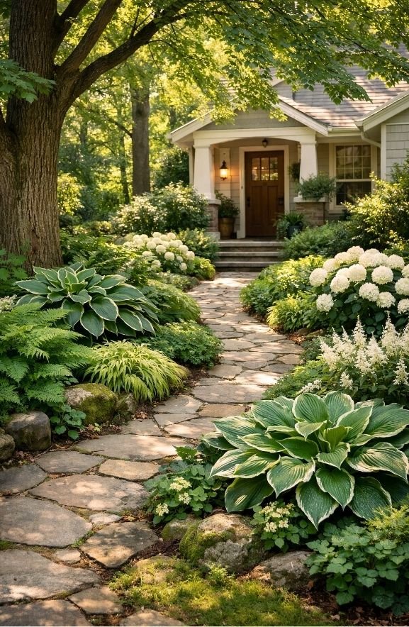 Front Yard Shade Gardens