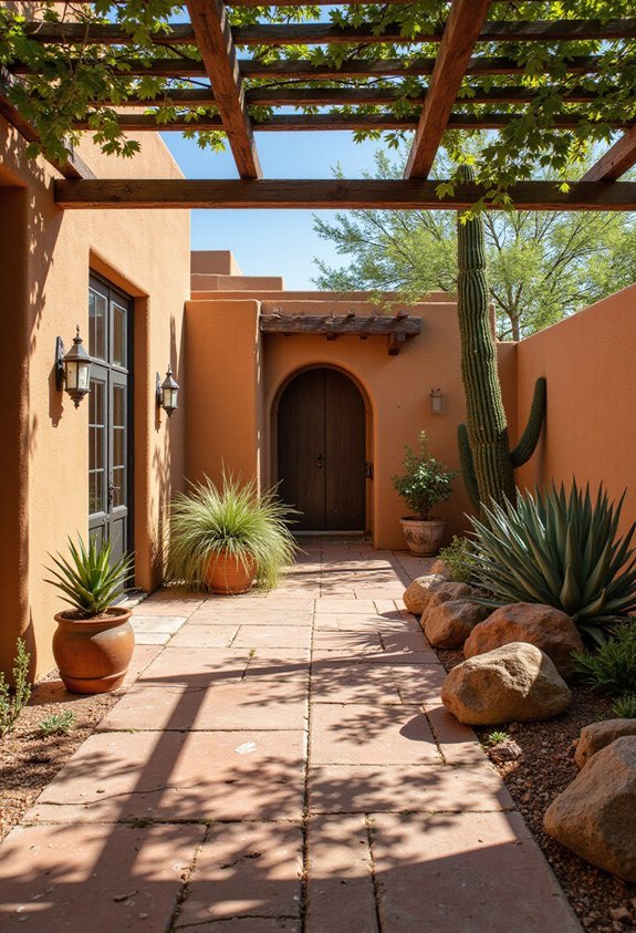 arid conserving drought tolerant hardscaping