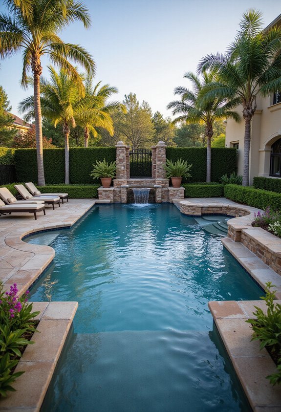 assess property dimensions for pool suitability