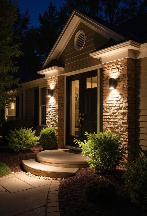 automated perimeter security lighting protection