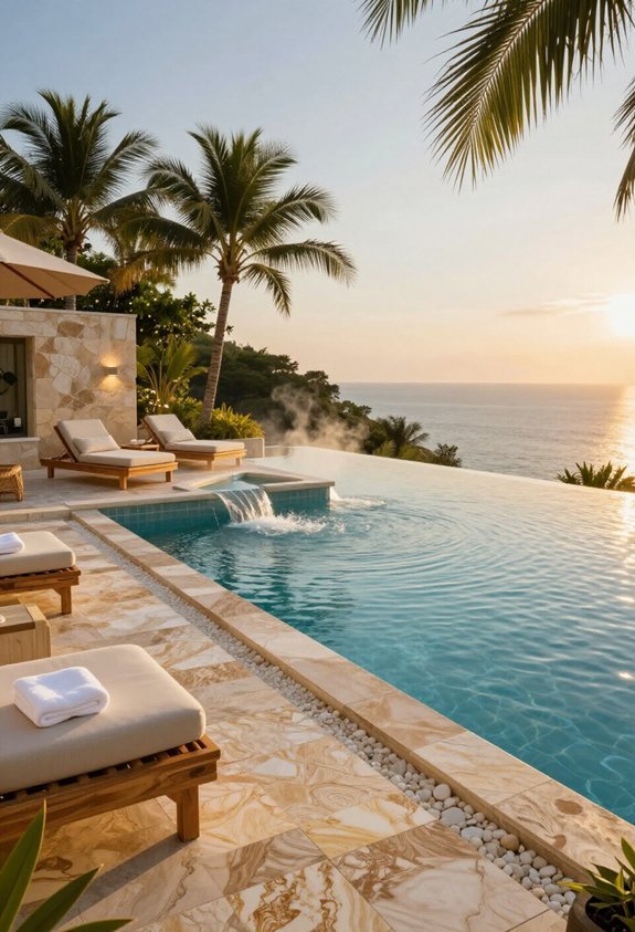 backyard relaxation water features