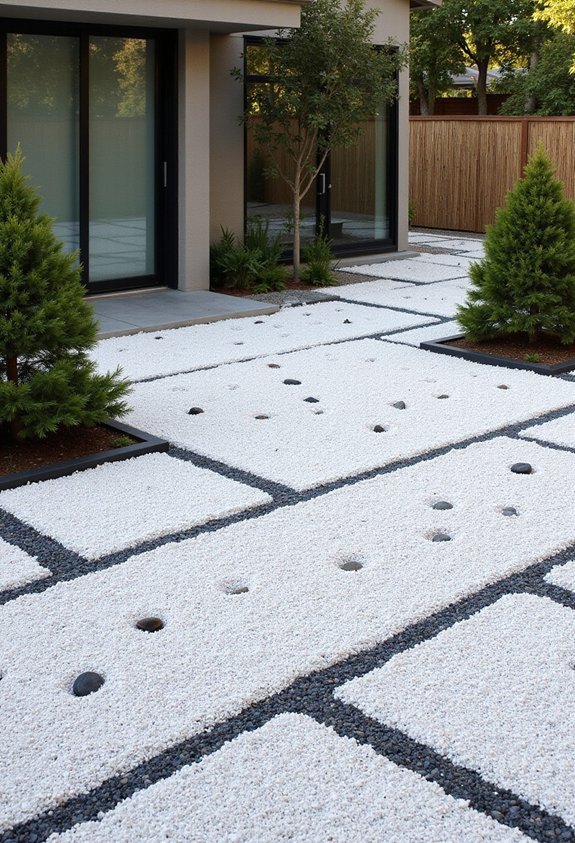 balanced minimalist contemplative harmonious