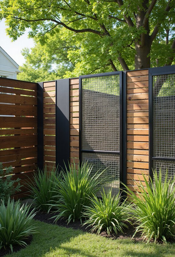 balanced visually interesting structurally sound fencing designs