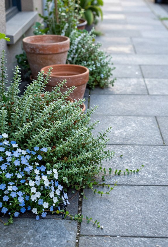 blurring boundaries with trailing plants