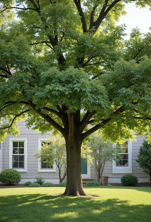 boundary defining low maintenance magnolia plantings
