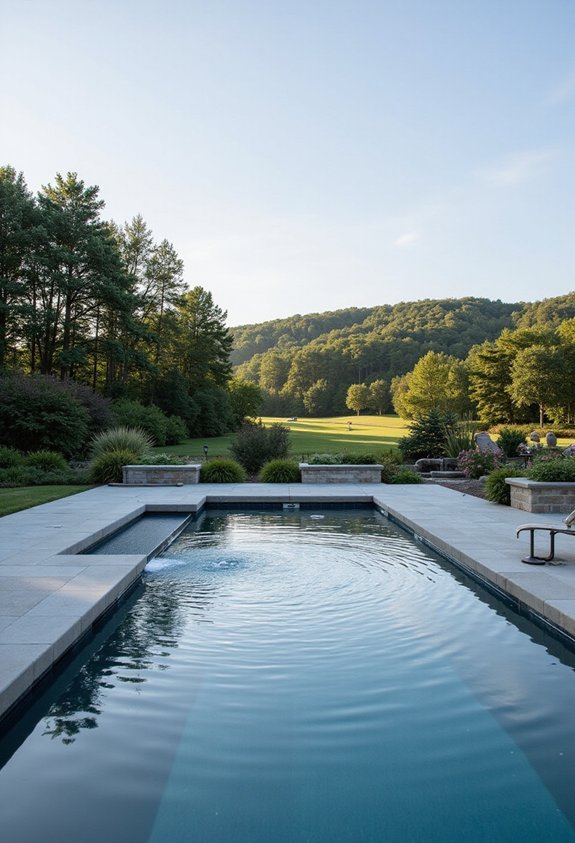 boundless mirrored elevated tranquil