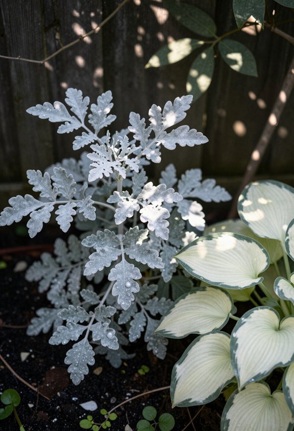 brighten shaded garden areas