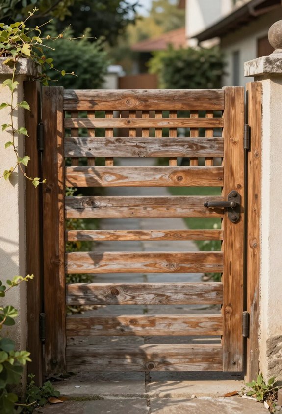 budget friendly side yard gates