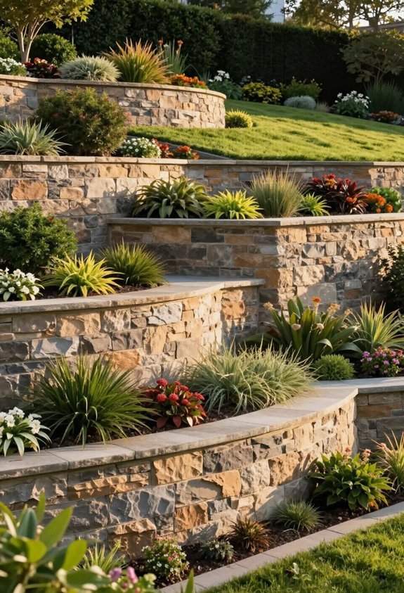 building strong retaining walls