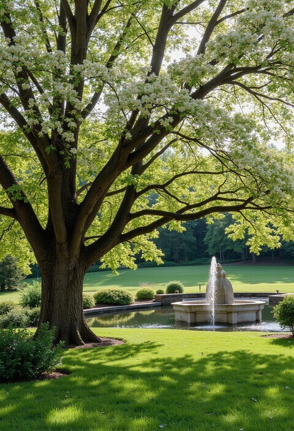 carefully sited magnolias near water