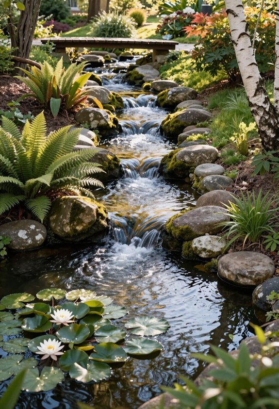cascading stream drainage solution