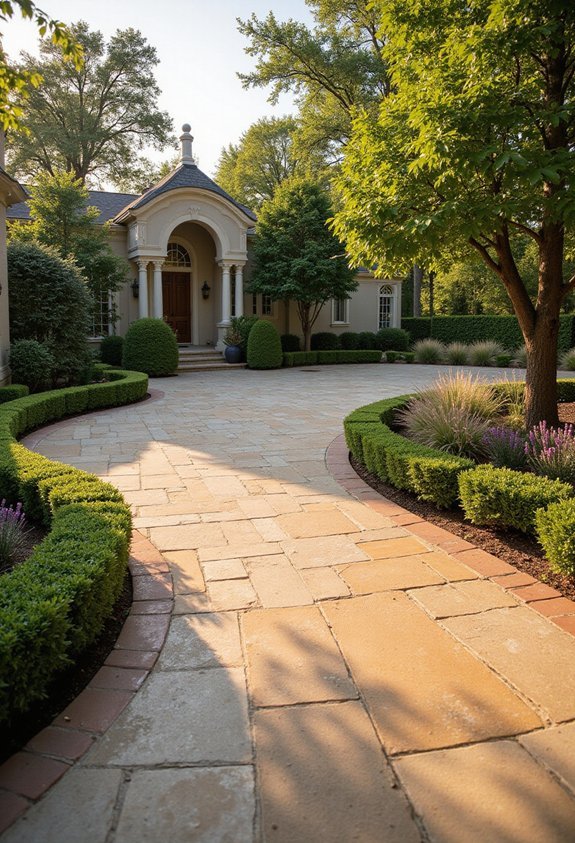 circular focal entrance welcoming statements