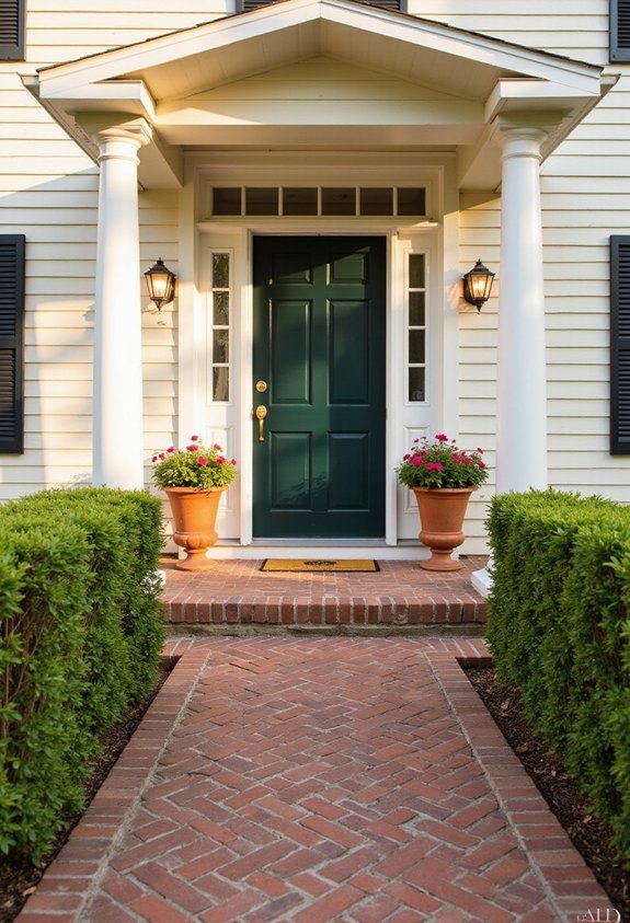 classical colonial patio design