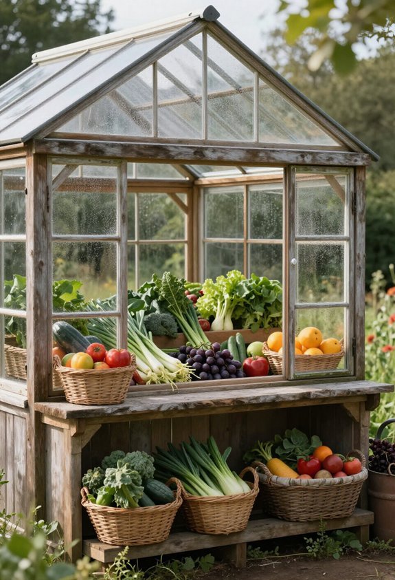 climate controlled produce display