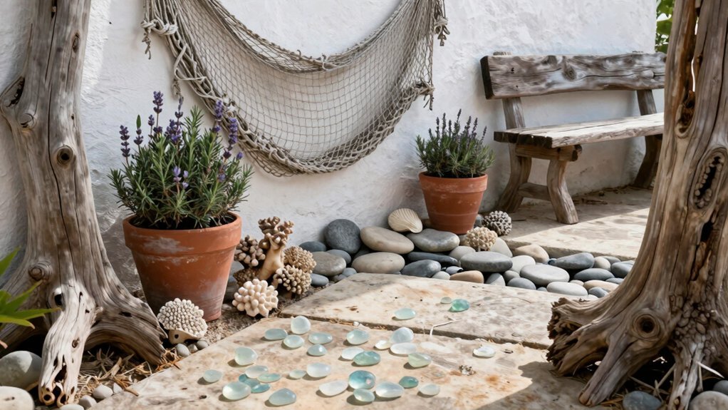 coastal inspired natural displays